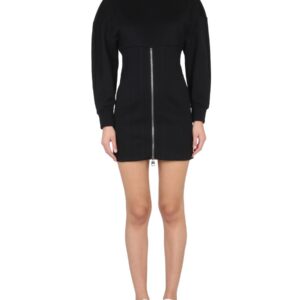 Explore the authentic Alexander Mcqueen women's MINI DRESS WITH COCOON SLEEVES in Black