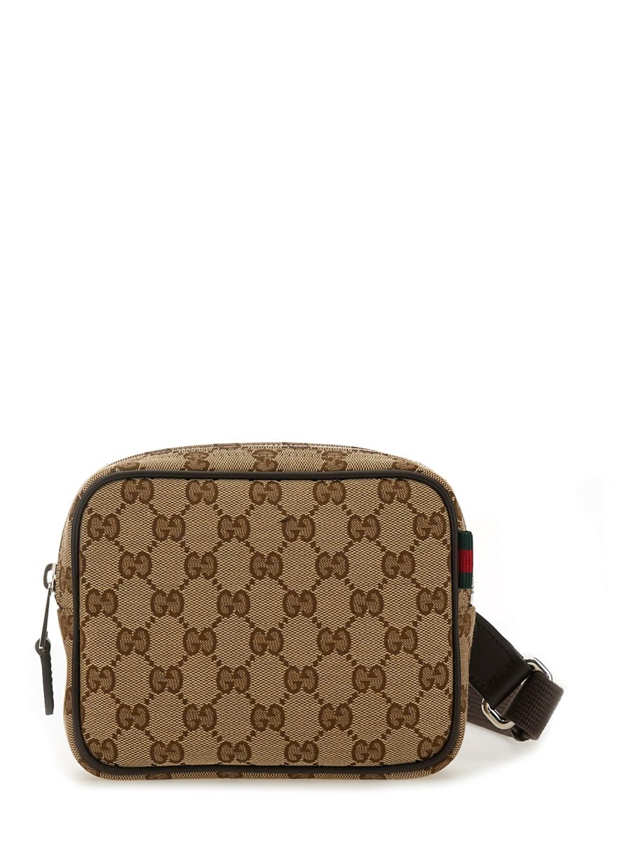 Discover the authentic Gucci men's MINI "GG" BAG in beige