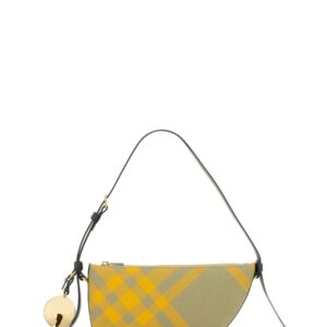 Refresh your wardrobe with the Burberry unisex MINI "SHIELD" BAG in MULTICOLOUR
