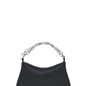 Explore the authentic Alexander Mcqueen women's MINI T-BUCKLE CLUTCH BAG in Black