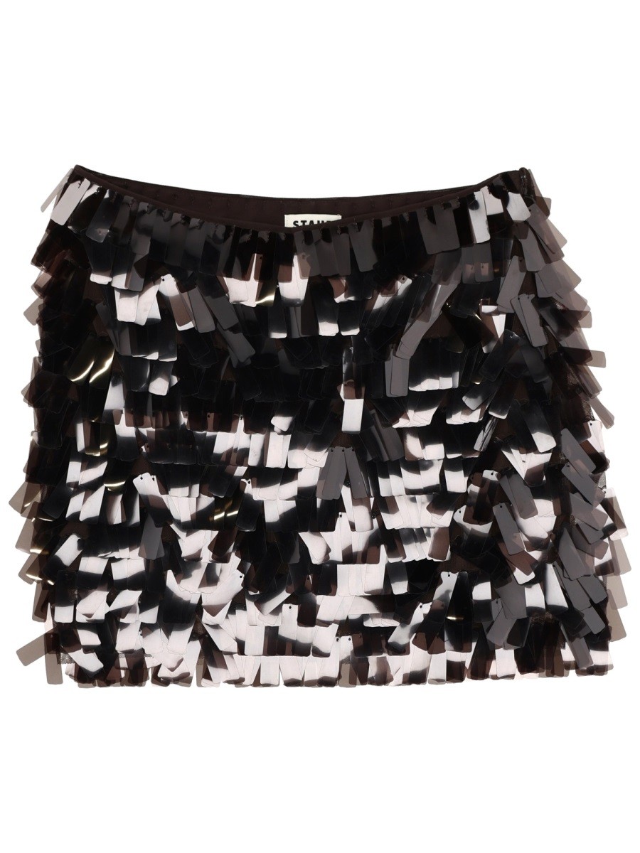 Discover the authentic STAUD women's MINISKIRT "MAX" in Brown