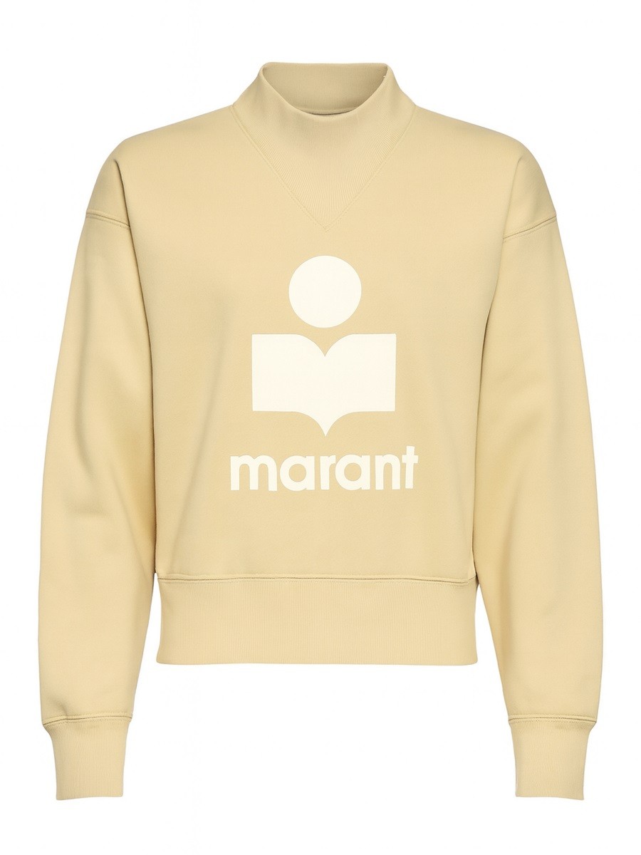 Explore the authentic MARANT ETOILE women's "MOBY" SWEATSHIRT in Yellow
