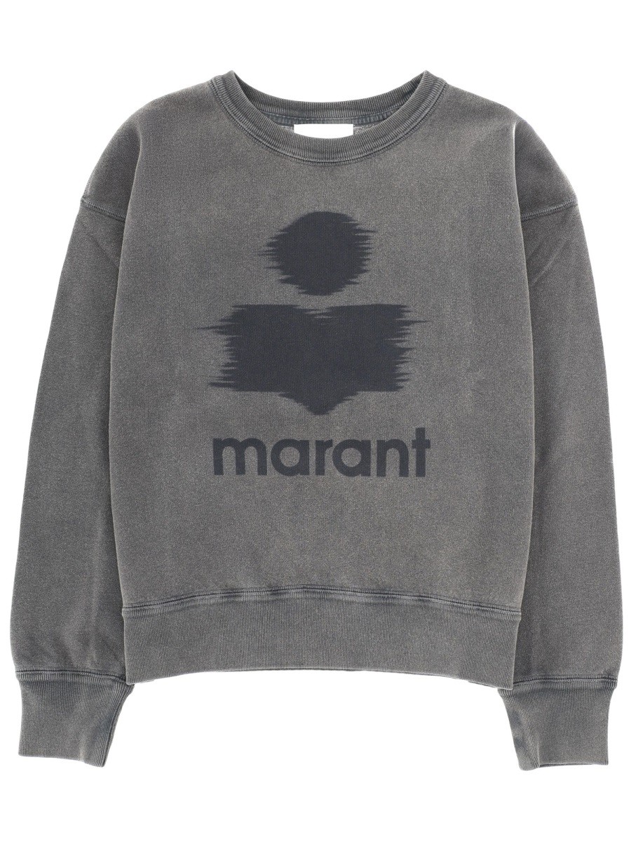 Explore the authentic MARANT ETOILE women's "MOBYLI" SWEATSHIRT in CHARCOAL