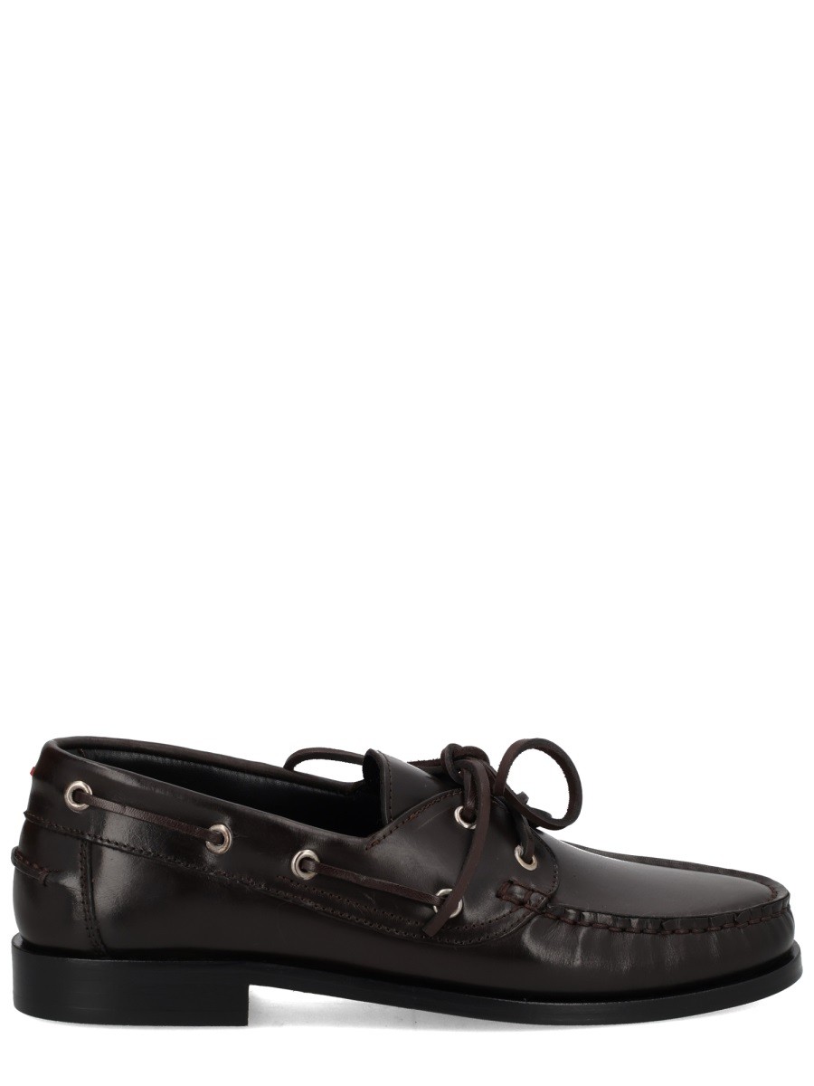 Discover the authentic AEYDE women's MOCCASIN "HARRIS" in Brown
