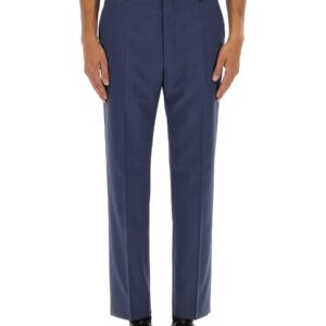 Discover the authentic Hugo men's MODERN FIT PANTS in Blue