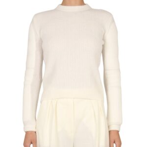 Discover the authentic Max Mara women's MOHAIR YARN KNIT in White