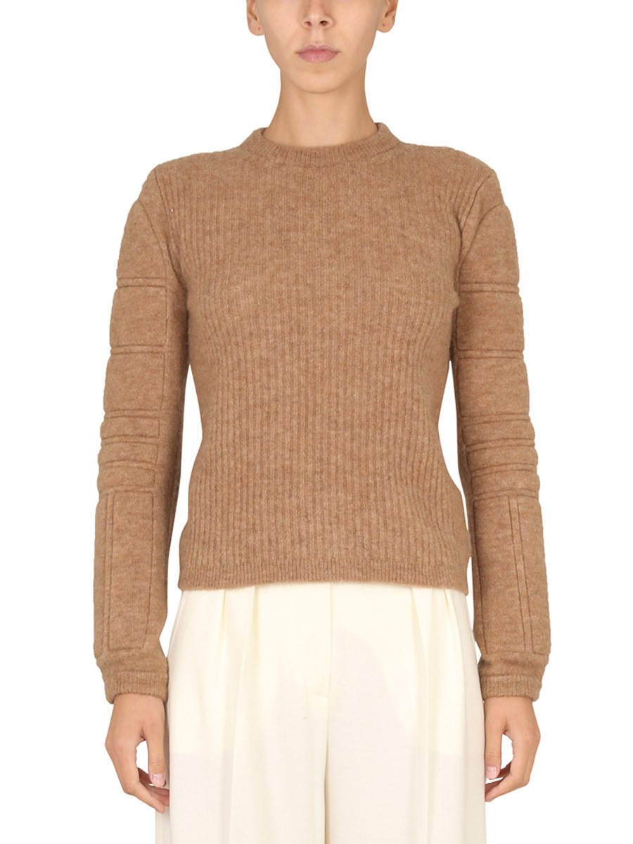 Discover the authentic Max Mara women's MOHAIR YARN KNIT in beige