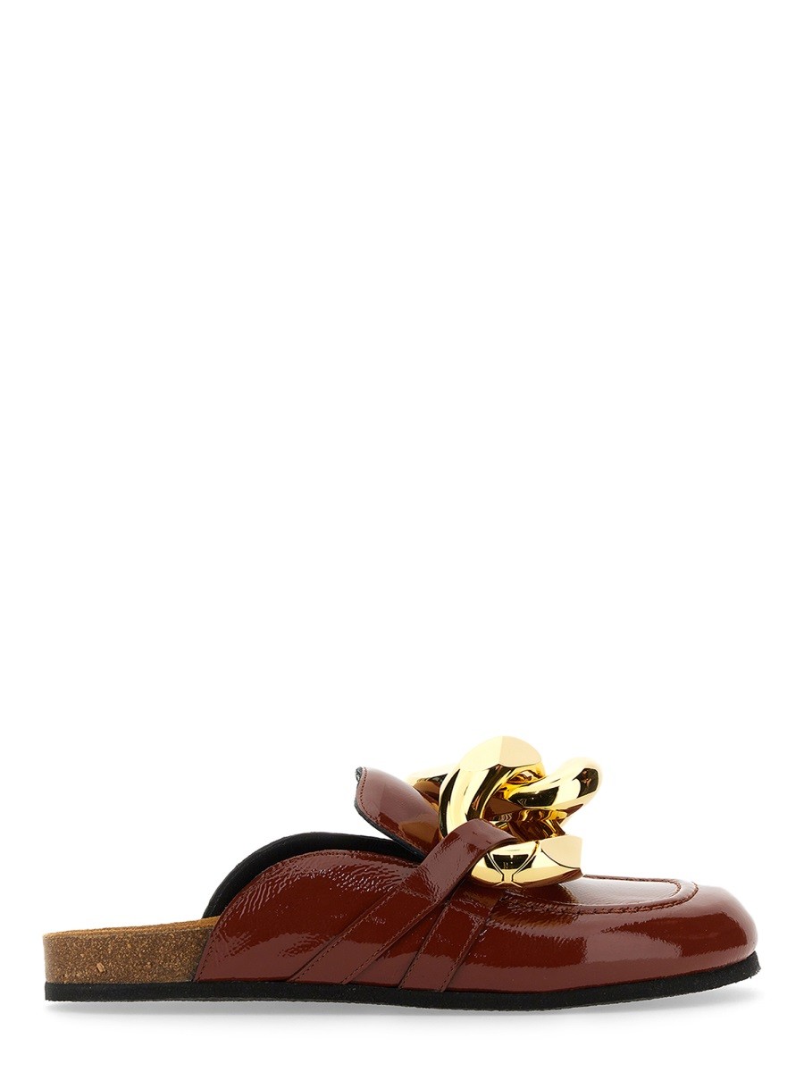 Discover the authentic jw anderson women's MULE CHAIN in Brown