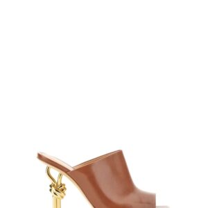 Elevate your look with the Bottega Veneta women's MULE KNOT in Brown