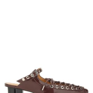 Discover the authentic GANNI women's MULE LACE-UP in Bordeaux