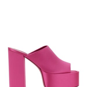 Elevate your look with the PARIS TEXAS women's MULE SASHA in Fuchsia