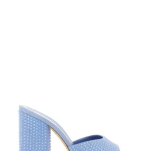 Refresh your wardrobe with the PARIS TEXAS women's MULES HOLLY ANJA in Azure