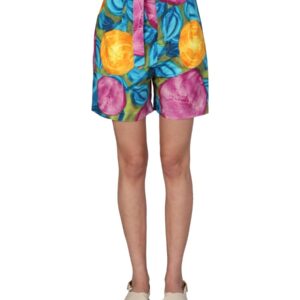 Explore the authentic Marni women's MULTICOLOR PRINT BERMUDA in MULTICOLOUR