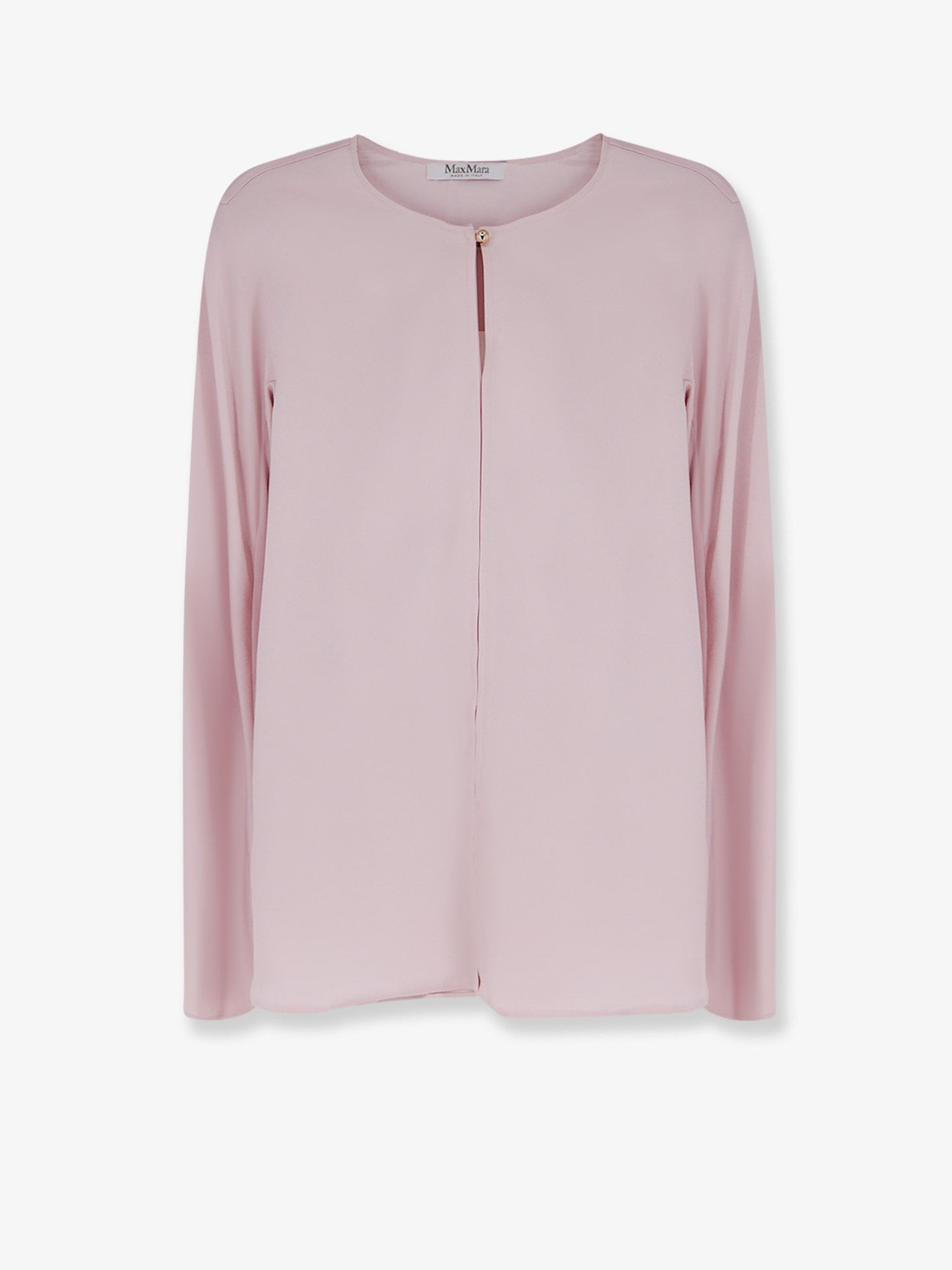 Discover the authentic Max Mara women's Mxp Mitico stretch silk shirt in Rosa