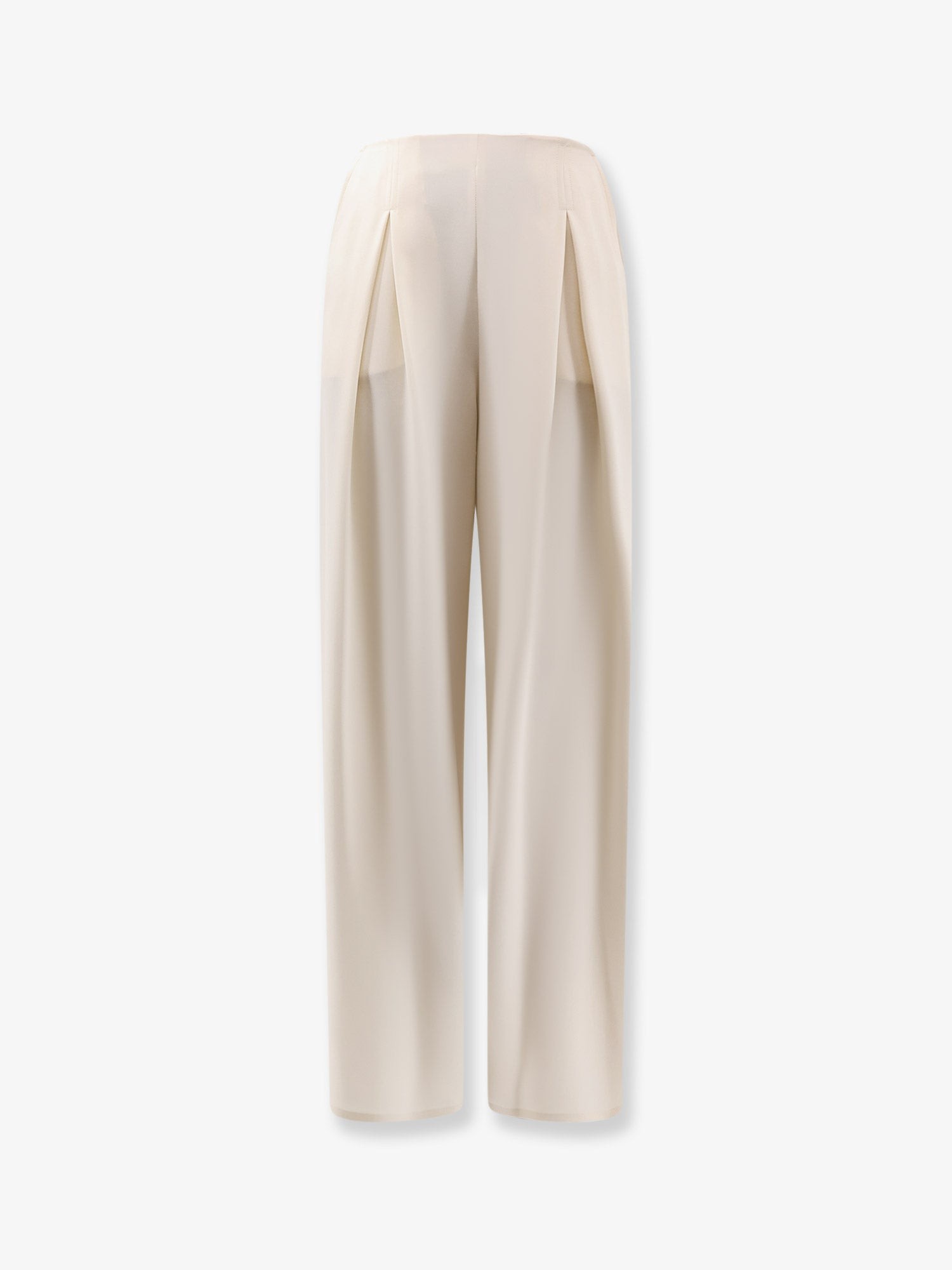 Refresh your wardrobe with the Max Mara women's Mxppalude silk trousers in Avorio