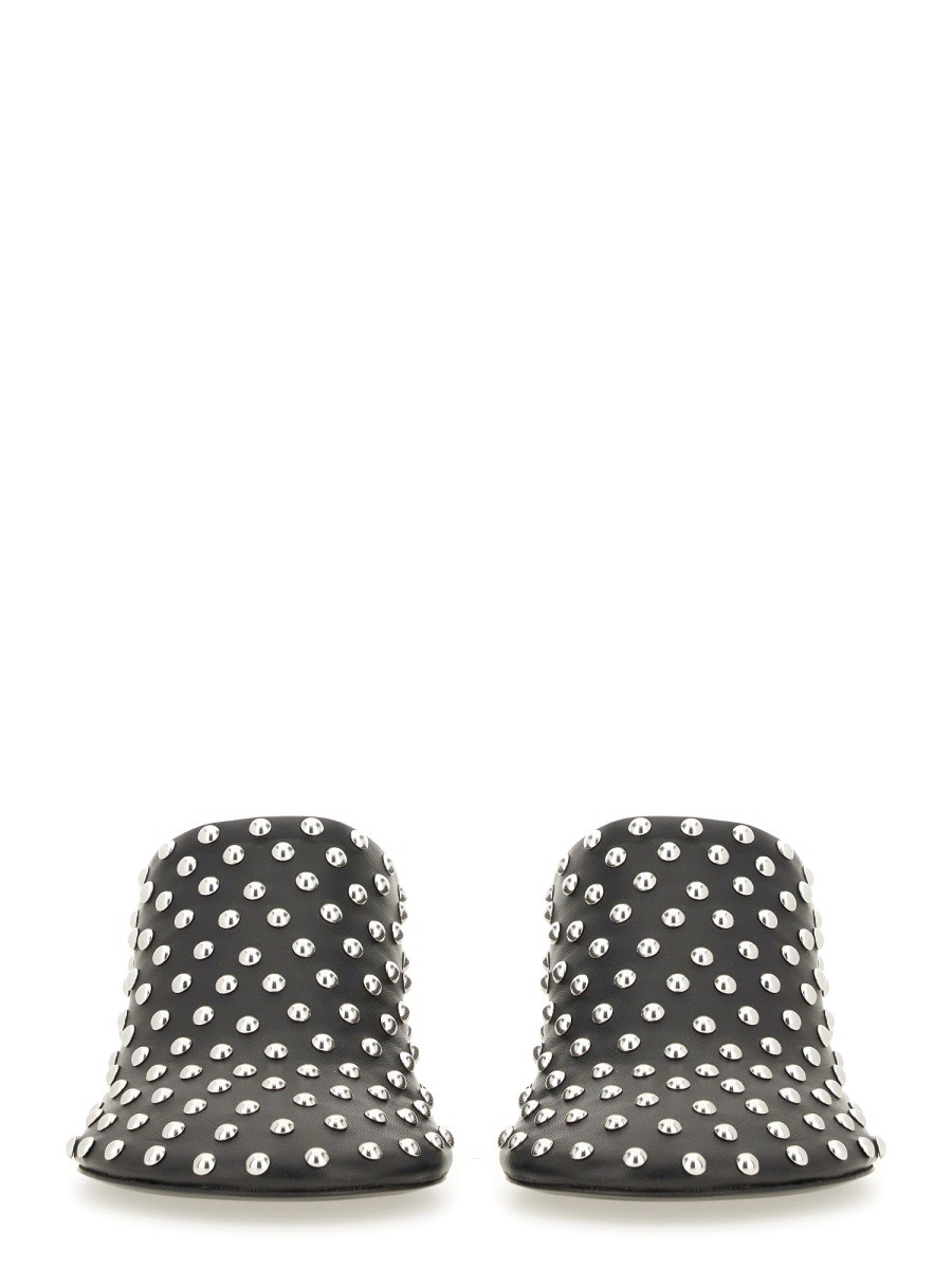 NAPPA LEATHER MULES WITH STUDS - Image 3