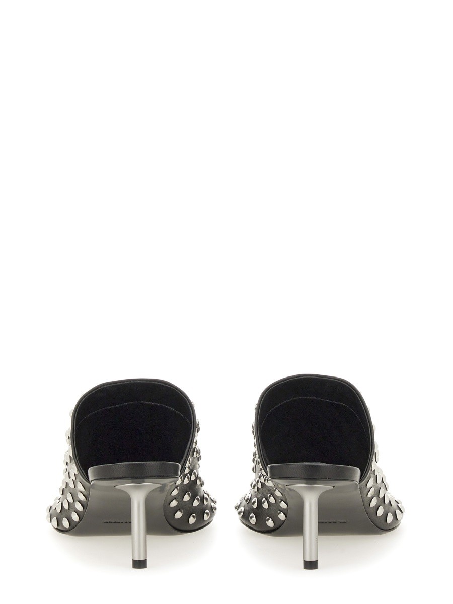 NAPPA LEATHER MULES WITH STUDS - Image 4