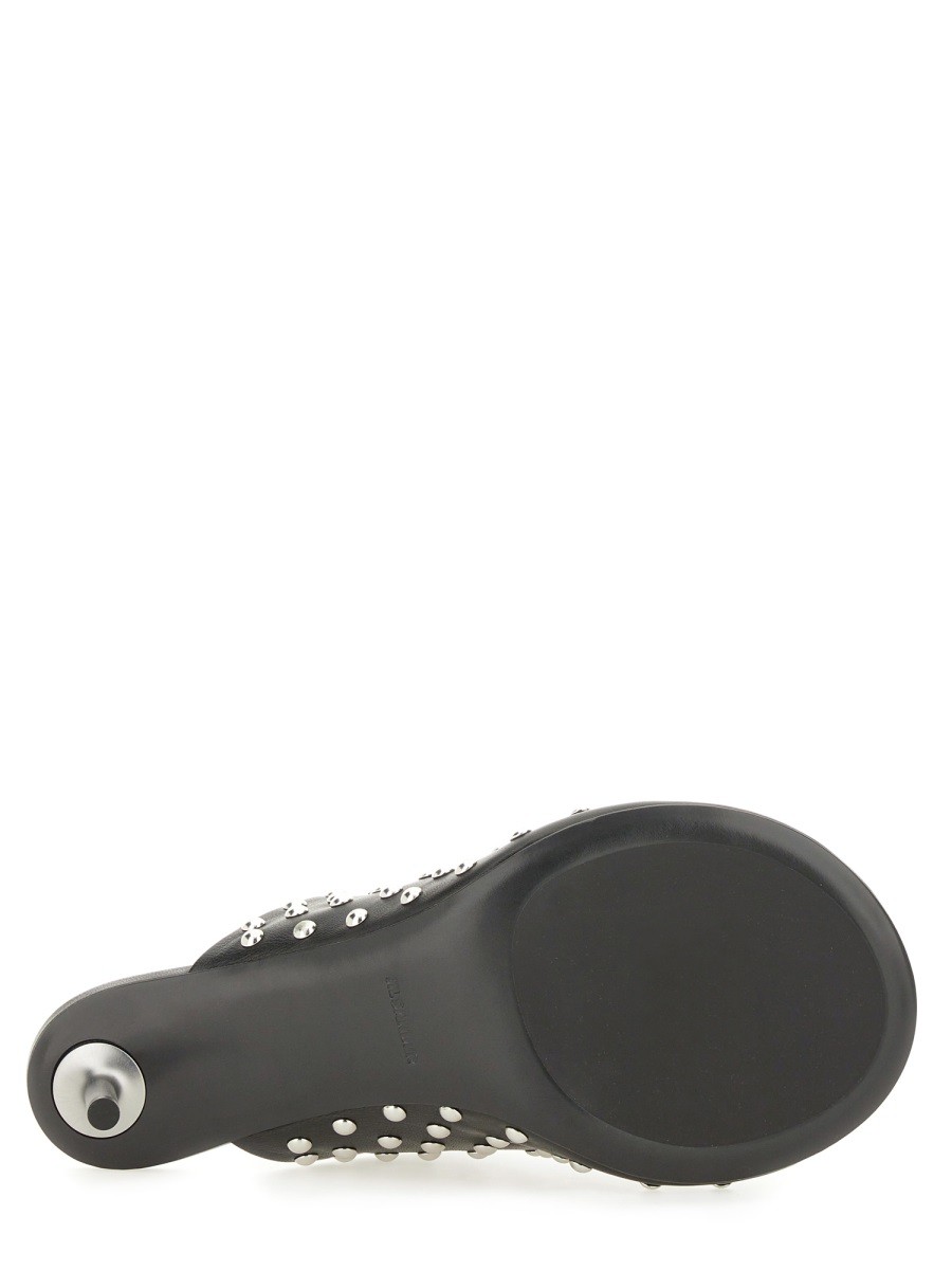 NAPPA LEATHER MULES WITH STUDS - Image 5