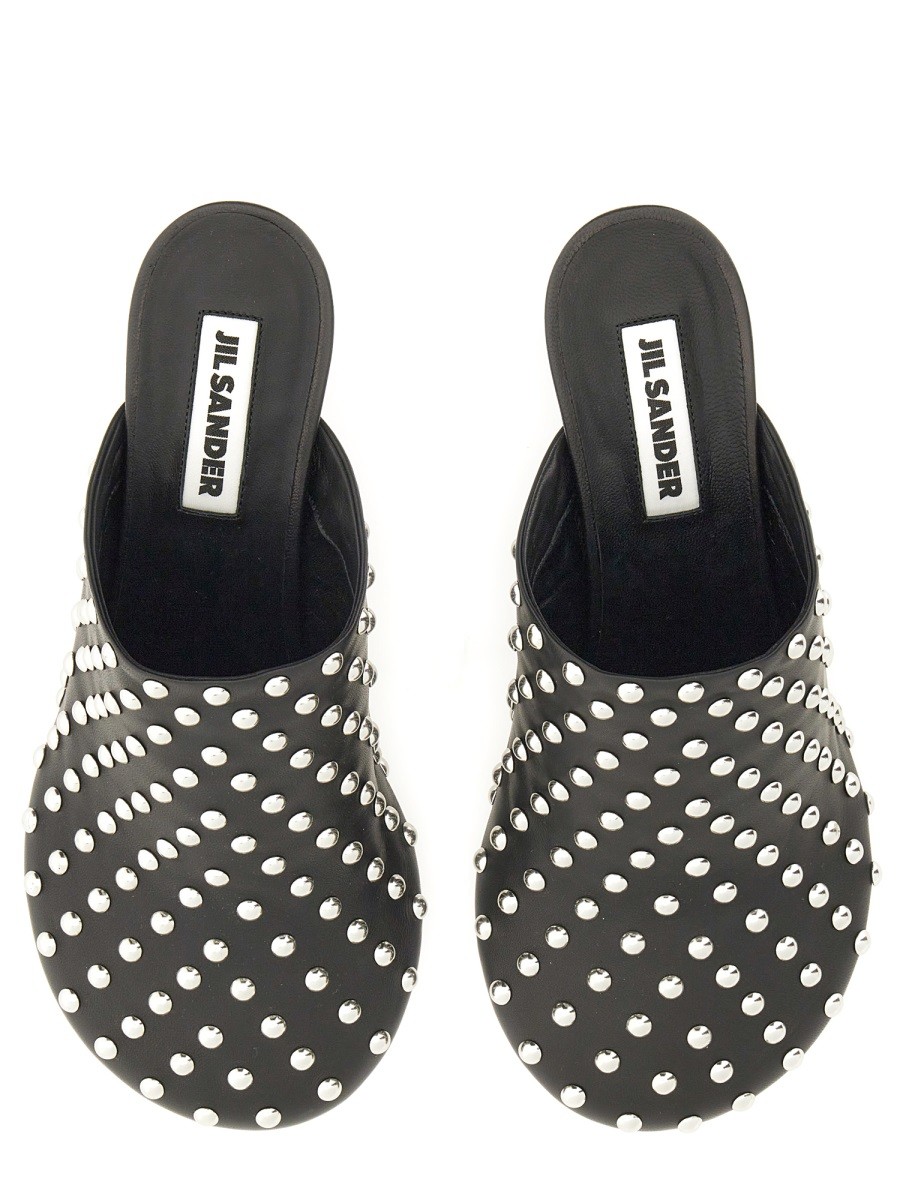 NAPPA LEATHER MULES WITH STUDS - Image 6