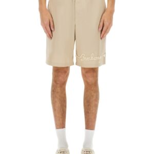 Refresh your wardrobe with the Burberry men's NAUTICAL STYLE LOGO SHORTS in beige