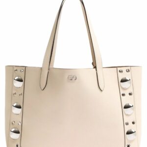 Explore the authentic Valentino Garavani women's NELLCÔTE" SHOPPING BAG in Ivory