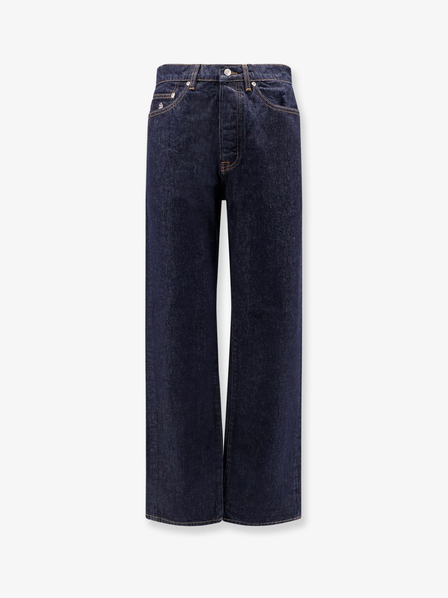 Discover the authentic STUSSY men's New Classic Regular Fit jeans in rinset indigo