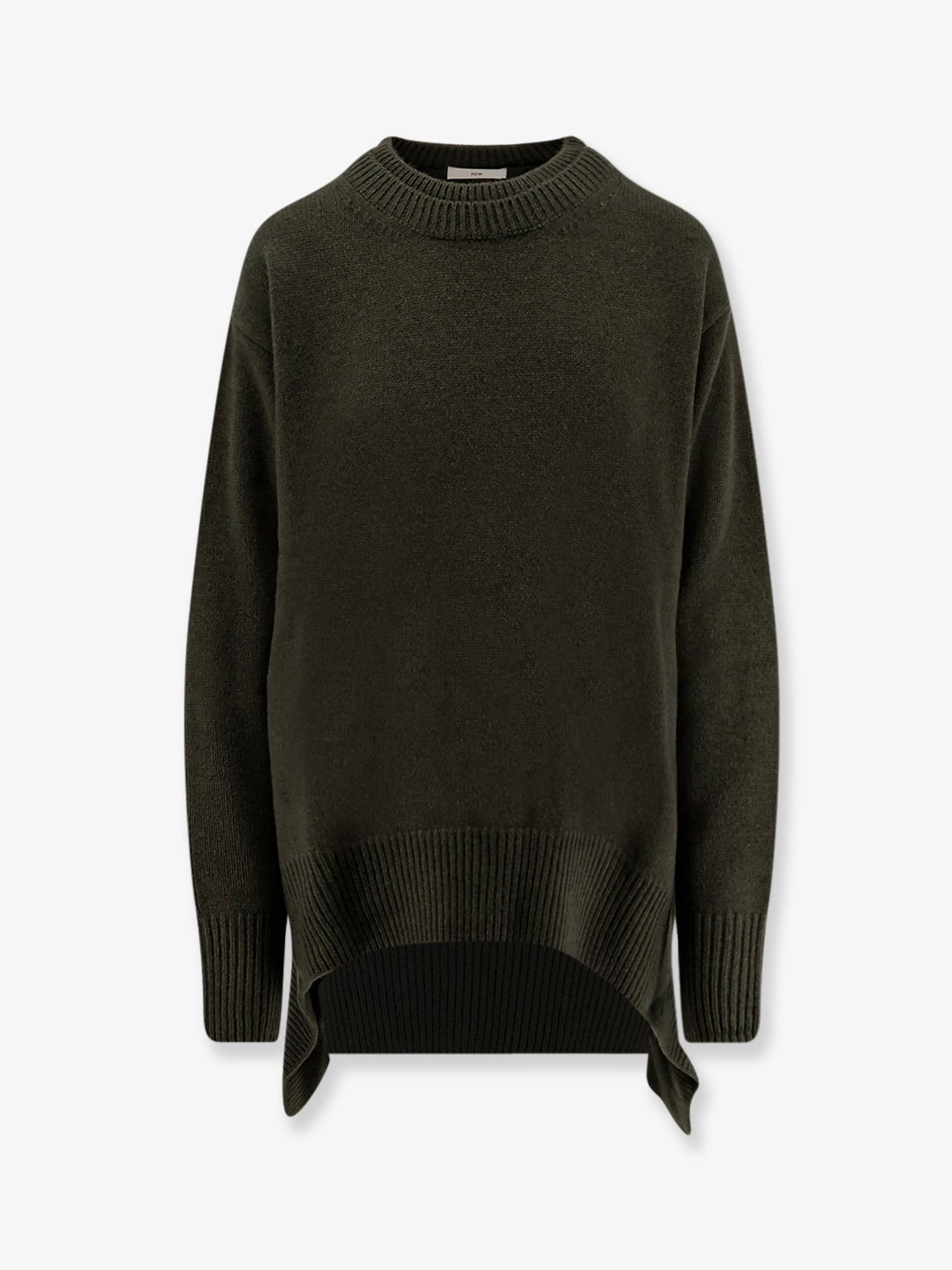 Discover the authentic R2W women's Nicolas wool and cashmere sweater in kaki