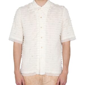 Refresh your wardrobe with the SÉFR men's NOAM SHIRT in White