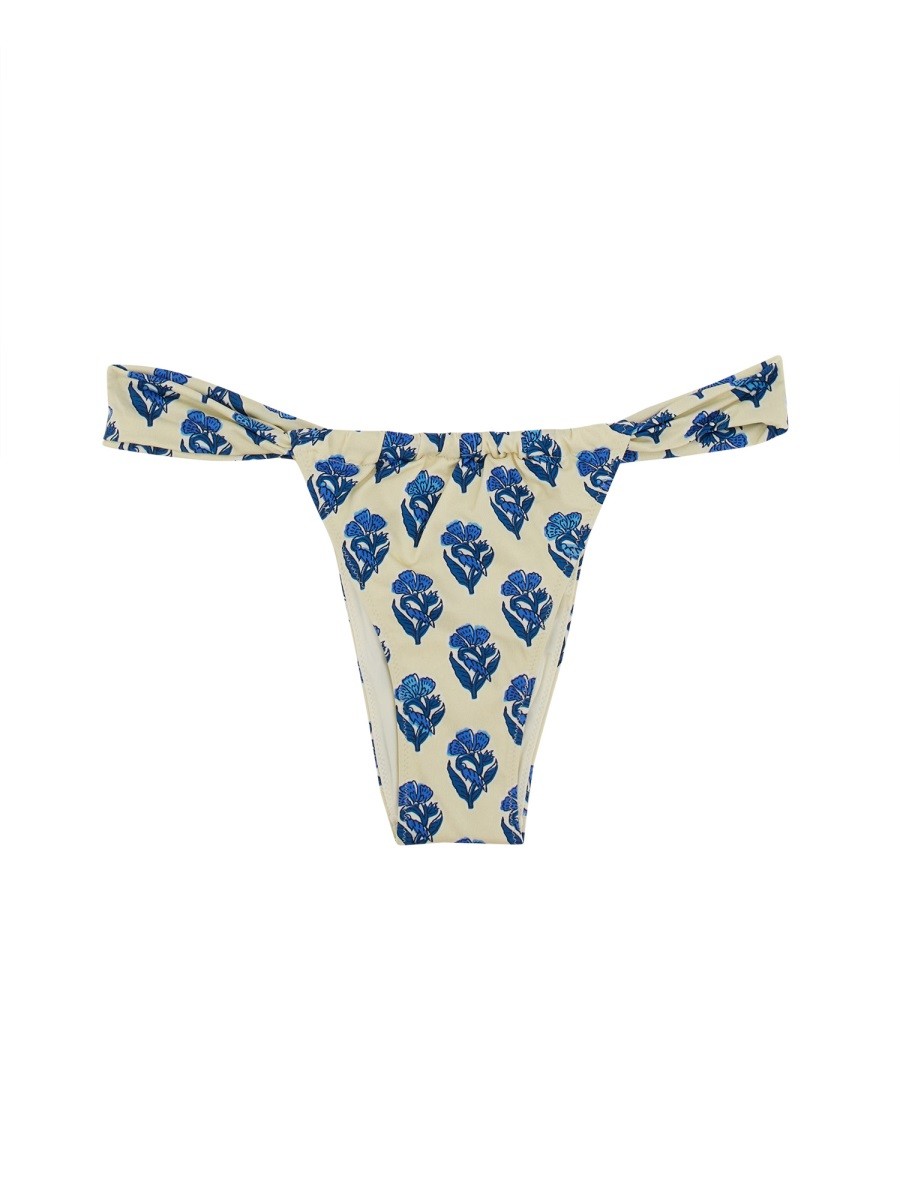 Explore the authentic MC2 SAINT BARTH women's "NOELLE" BIKINI BOTTOM in Azure