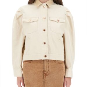 Refresh your wardrobe with the Isabel Marant women's "NOLINEA" JACKET in beige