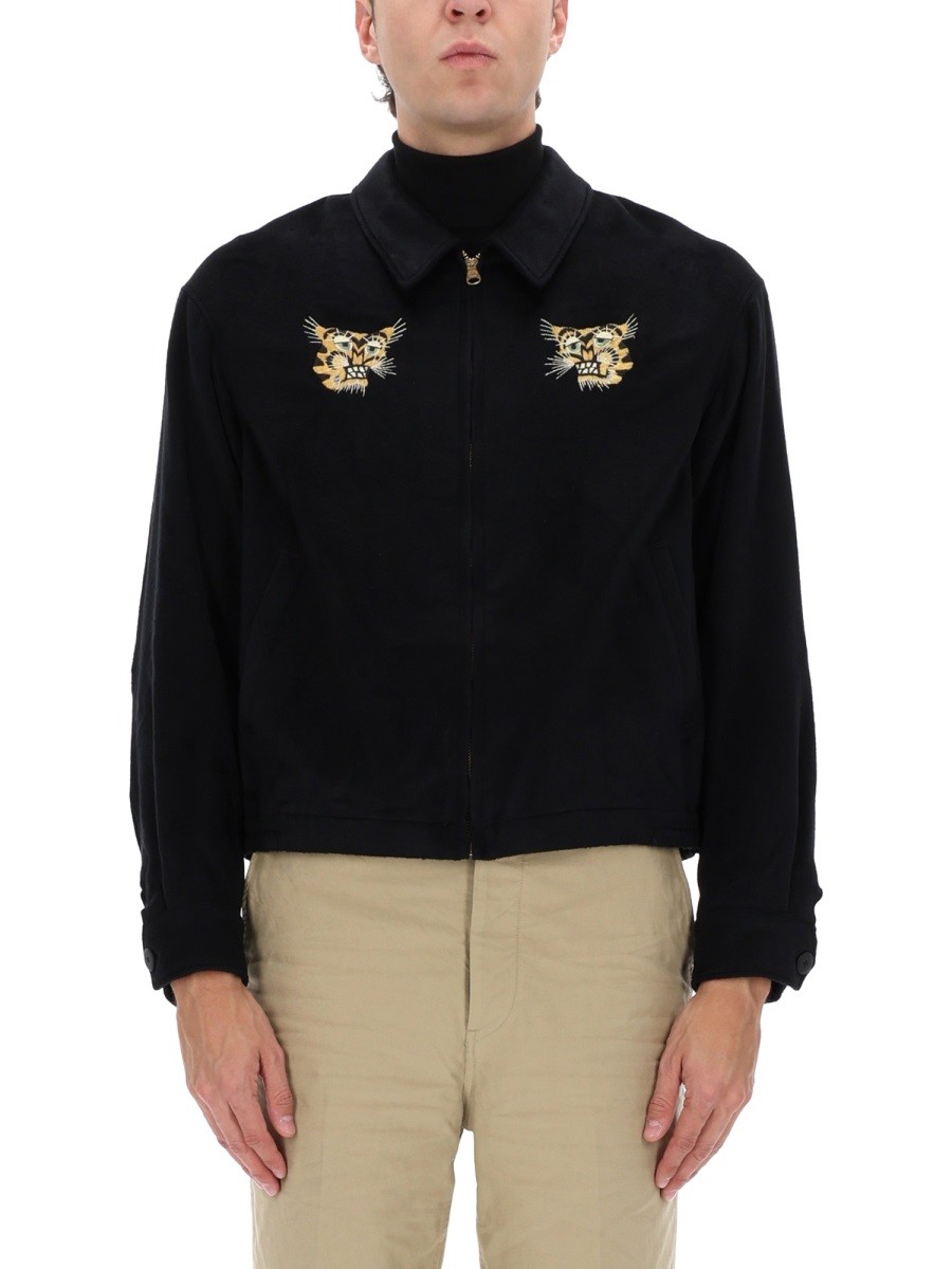 Refresh your wardrobe with the VISVIM men's "NORAD BLOUSON" JACKET in Black