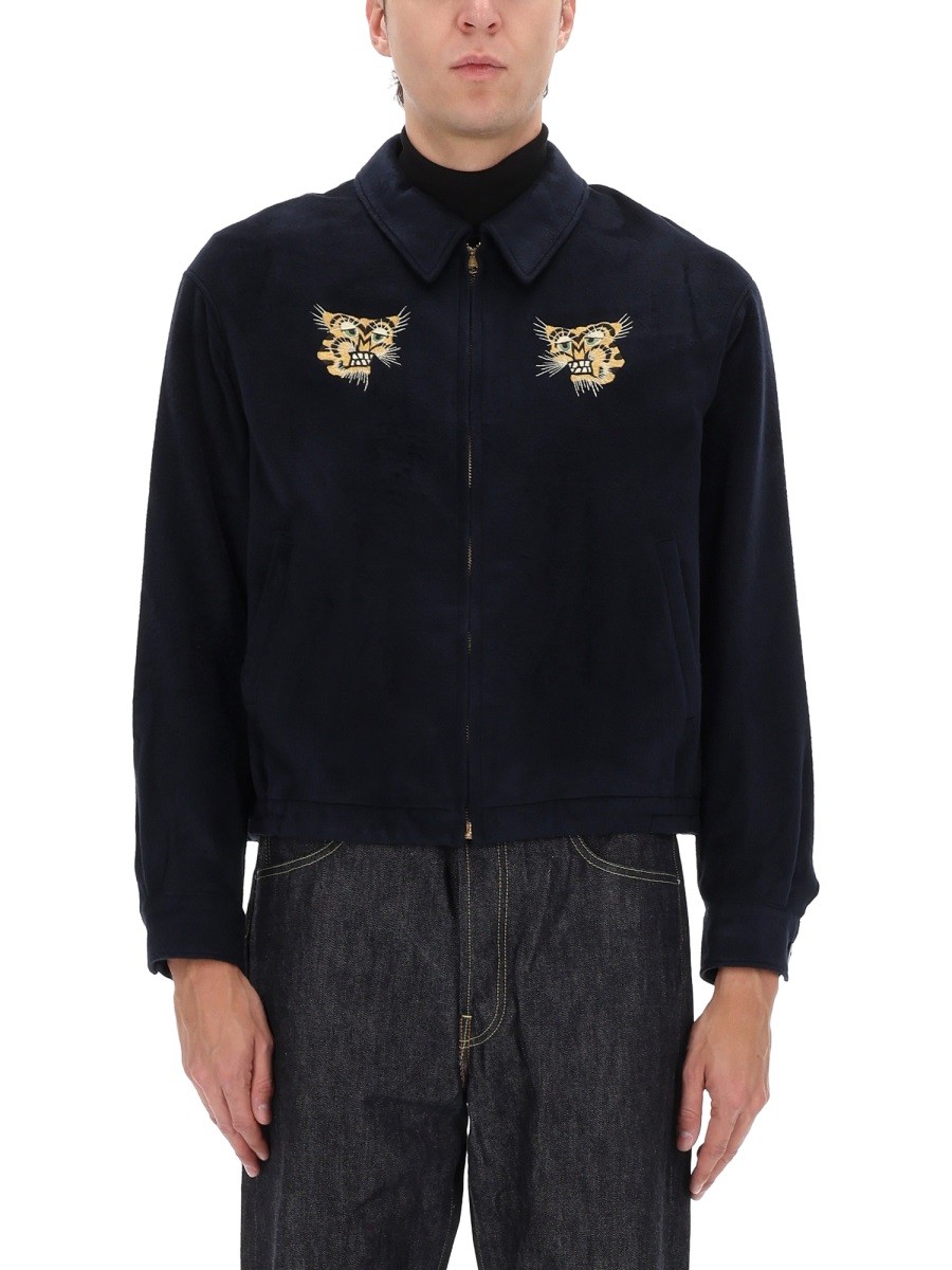 Discover the authentic VISVIM men's "NORAD BLOUSON" JACKET in Blue