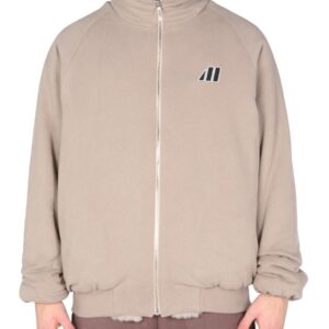 Refresh your wardrobe with the MOUTY men's "NYC" REVERSIBLE SWEATSHIRT in beige