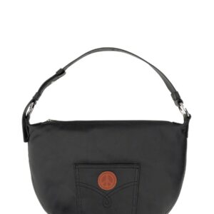 Refresh your wardrobe with the MOSCHINO JEANS women's NYLON BAG. in Black