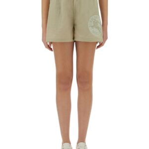 Discover the authentic Burberry women's NYLON SHORTS in beige