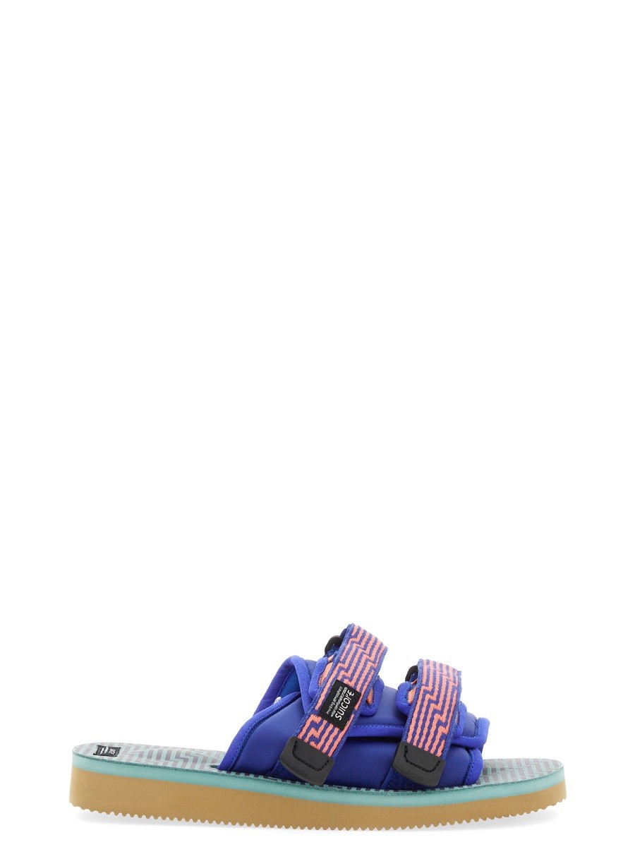 Elevate your look with the Suicoke men's NYLON SLIPPER in MULTICOLOUR