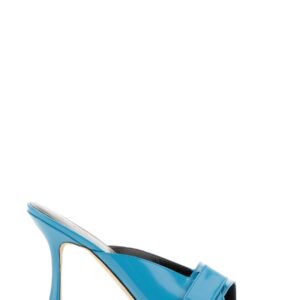 Elevate your look with the BY FAR women's OLIVIA AZUR SANDAL in Azure
