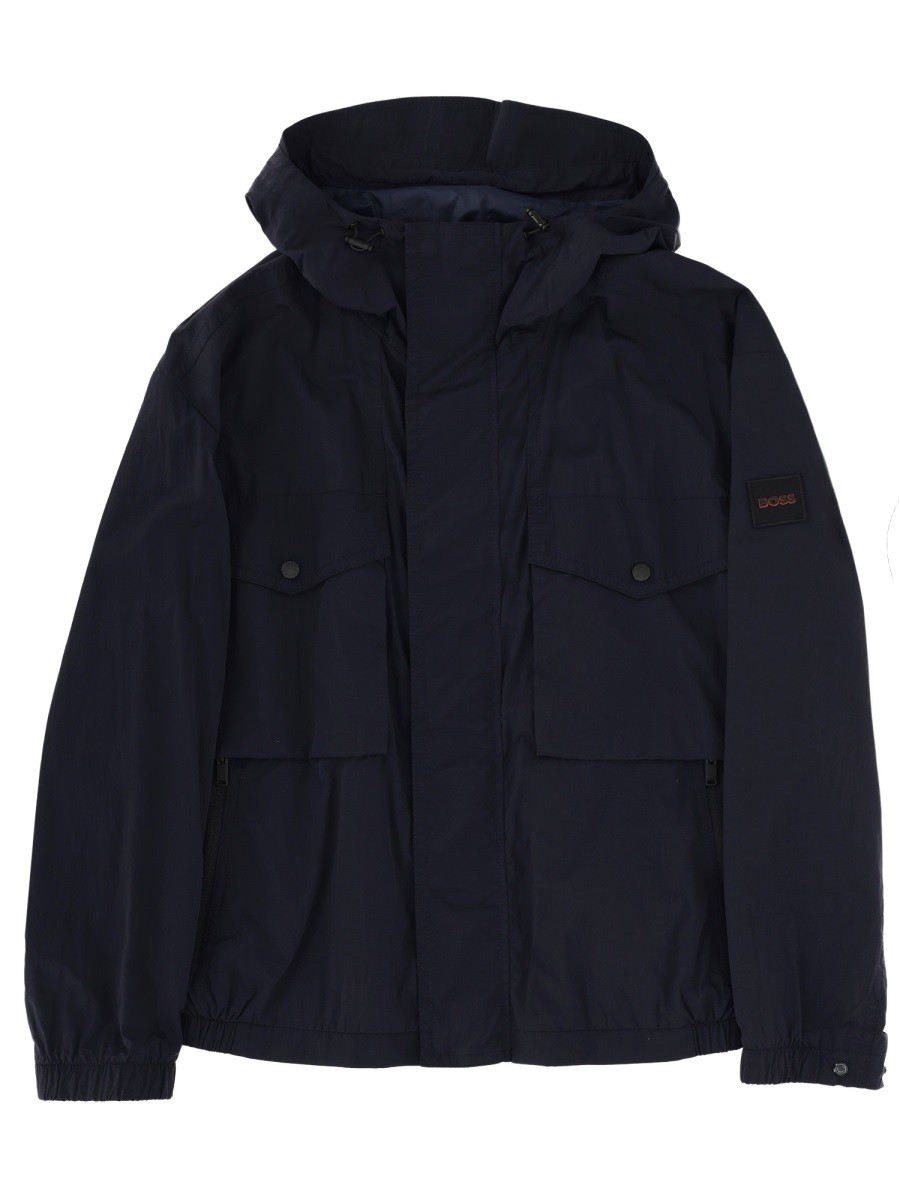 Discover the authentic Boss men's "OMUSK-W" JACKET in Blue