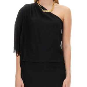 Refresh your wardrobe with the Moschino women's ONE-PIECE TOP in Black