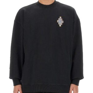 Explore the authentic MARCELO BURLON COUNTY OF MILAN men's OPTICAL CROSS SWEATSHIRT in Black