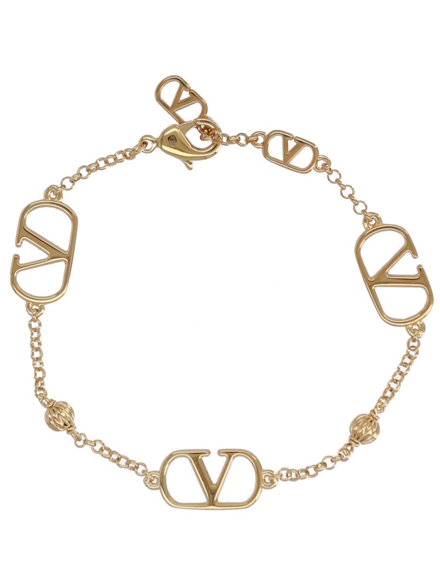 Explore the authentic Valentino Garavani women's "OVALETTE" BRACELET in gold