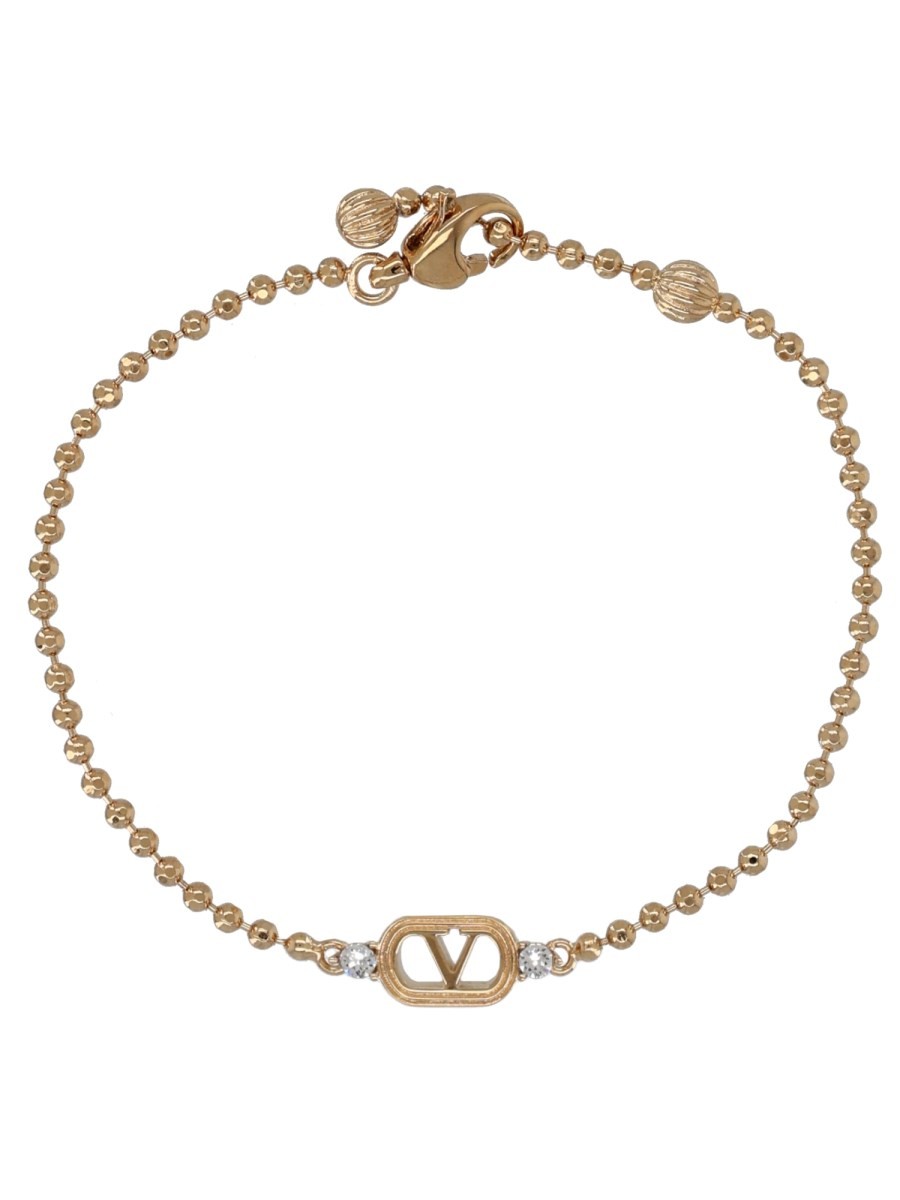 Explore the authentic Valentino Garavani women's "OVALETTE" BRACELET in gold