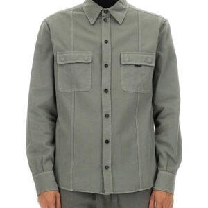 Refresh your wardrobe with the Dolce & Gabbana men's OVER SHIRT in CHARCOAL