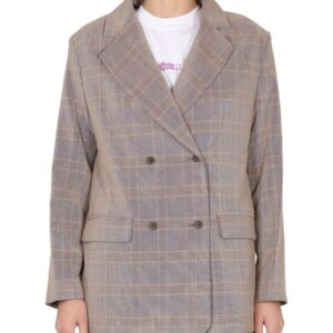 Discover the authentic MCQ women's OVERSIZE BLAZER in beige