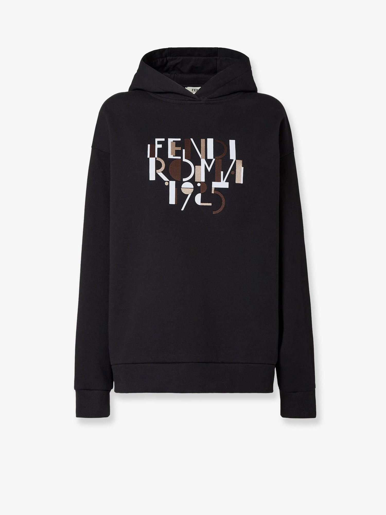 Refresh your wardrobe with the Fendi women's Oversize cotton sweatshirt in Black