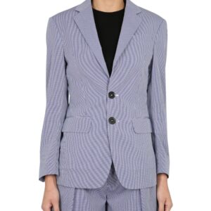 Discover the authentic Dsquared2 women's OVERSIZE FIT BLAZER in Blue