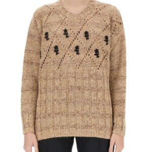 Discover the authentic CORMIO women's OVERSIZE FIT JERSEY in beige
