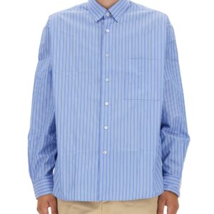 Discover the authentic Lanvin men's OVERSIZE FIT SHIRT in Blue