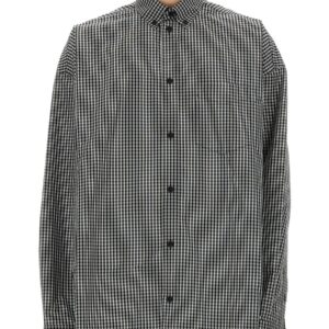 Refresh your wardrobe with the Balenciaga men's OVERSIZE FIT SHIRT in Black