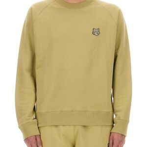 Explore the authentic Maison Kitsune men's OVERSIZE SWEATSHIRT in beige